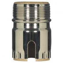  80/2301 - 3 Piece Solid Brass Shell With Paper Liner; Polished Nickel Finish; Pull Chain / Turn Knob With Uno