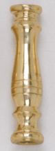  90/098 - Solid Brass Neck And Spindle; Burnished And Lacquered; 3/4" x 3"; 1/8 Slip