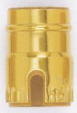  90/1145 - Aluminum Shell With Paper Liner; Pull Chain/Turn Knob; Brite Gilt Finish