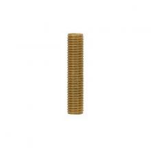  90/1187 - 1/8 IP Solid Brass Nipple; Unfinished; 1-1/4" Length; 3/8" Wide