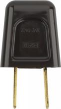  90/1521 - Quick Connect Plug; Brown Finish; Polarized; 18/2-SPT-1; 6A; 125V