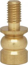 90/1562 - Solid Brass Riser; 1/4-27; Burnished And Lacquered; 1/2" Height