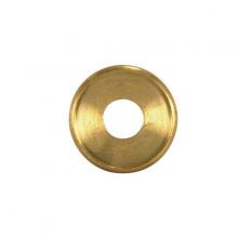  90/1608 - Turned Brass Check Ring; 1/8 IP Slip; Unfinished; 1/2" Diameter