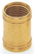  90/162 - Brass Coupling; 1/2" Long; 1/8 IP; Burnished And Lacquered