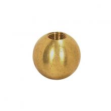  90/1625 - Brass Ball; 1/2" Diameter; 8/32 Tap; Unfinished