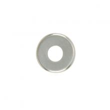  90/1644 - Steel Check Ring; Curled Edge; 1/8 IP Slip; Nickel Plated Finish; 1-3/4" Diameter