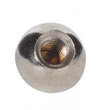  90/1810 - Brass Ball; 3/8" Diameter; 8/32 Tap; Nickel Finish