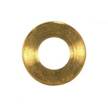  90/2147 - Turned Brass Check Ring; 1/4 IP Slip; Burnished And Lacquered; 3/4" Diameter