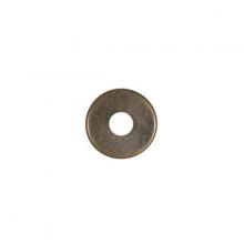 90/2182 - Steel Check Ring; Curled Edge; 1/8 IP Slip; Antique Brass Finish; 1-1/4" Diameter