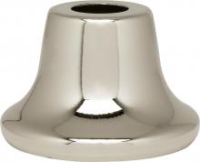  90/2201 - Flanged Steel Neck; 7/16" Hole; 1" Height; 13/16" Top; 1-3/8" Bottom Seats; Nickel