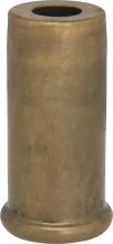  90/2220 - Solid Brass Spacer; 7/16" Hole; 2" Height; 7/8" Diameter; 1" Base Diameter;