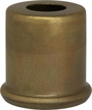  90/2222 - Solid Brass Spacer; 7/16" Hole; 1" Height; 7/8" Diameter; 1" Base Diameter;