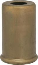  90/2224 - Solid Brass Spacer; 7/16" Hole; 1-1/2" Height; 7/8" Diameter; 1" Base Diameter;