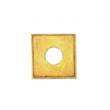  90/2319 - Solid Brass Square Check Ring; 1/8 IP Slip; 1"; Polished Finish