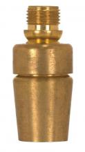  90/2333 - Solid Brass Modern Long Swivel; 1/8 M x 1/8 F; 1-1/2" Height; Unfinished
