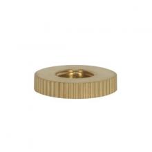  90/2441 - Knurl Solid Brass Check Ring; 1/8 IP Tapped; 1-1/4" Diameter