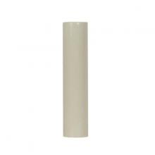  90/2444 - Plastic Candle Cover; Cream Plastic; 13/16" Inside Diameter; 7/8" Outside Diameter; 6"