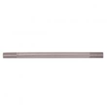 90/2507 - Steel Pipe; 1/8 IP; Raw Steel Finish; 4" Length; 3/4" x 3/4" Threaded On Both Ends