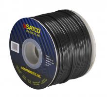  93/127 - Lamp And Lighting Bulk Wire; 18/2 SPT-2 105C; 250 Foot/Spool; Black