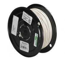  93/203 - Lighting Bulk Wire; 18/1 Solid 105C AWM TFN-PVC; Nylon; 500 Foot/Spool; White