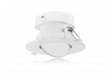  S11708 - 7 watt LED Direct Wire Downlight; Gimbaled; 4 inch; 2700K; 120 volt; Dimmable