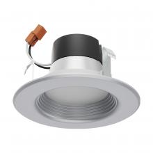  S11833 - 7 Watt; LED Downlight Retrofit; 4 Inch; CCT Selectable; 120 volts; Dimmable; Brushed Nickel Finish