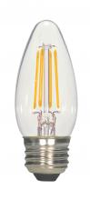  S21709 - 4.5 Watt B11 LED; Clear; Medium base; 2700K; 350 Lumens; 120 Volt; 3-Pack