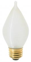  S2713 - 25 Watt C15 Incandescent; Spun White; 4000 Average rated hours; 160 Lumens; Medium base; 120 Volt;