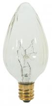  S2760 - 15 Watt F10 Incandescent; Clear; 1500 Average rated hours; 110 Lumens; Candelabra base; 120 Volt;