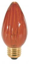  S2770 - 40 Watt F15 Incandescent; Amber; 1500 Average rated hours; Medium base; 120 Volt; 2-Card