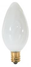  S3361 - 15 Watt F10 Incandescent; White; 1500 Average rated hours; 90 Lumens; Candelabra base; 120 Volt