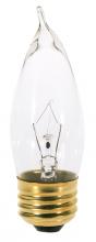  S3764 - 25 Watt CA10 Incandescent; Clear; 1500 Average rated hours; 210 Lumens; Medium base; 120 Volt;