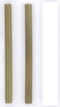  S70/605 - 2 Steel Nipples; 1/8 IPS; Running Thread; 5" Length