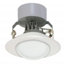  S9123 - Discontinued - 8 watt LED Directional Downlight Retrofit; 4" Gimbled; 3000K; Medium base; 120