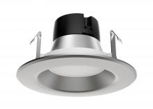  S9744 - 9.5 watt LED Downlight Retrofit; 4"; Brushed Nickel trim; 3000K; 120 volts; Dimmable