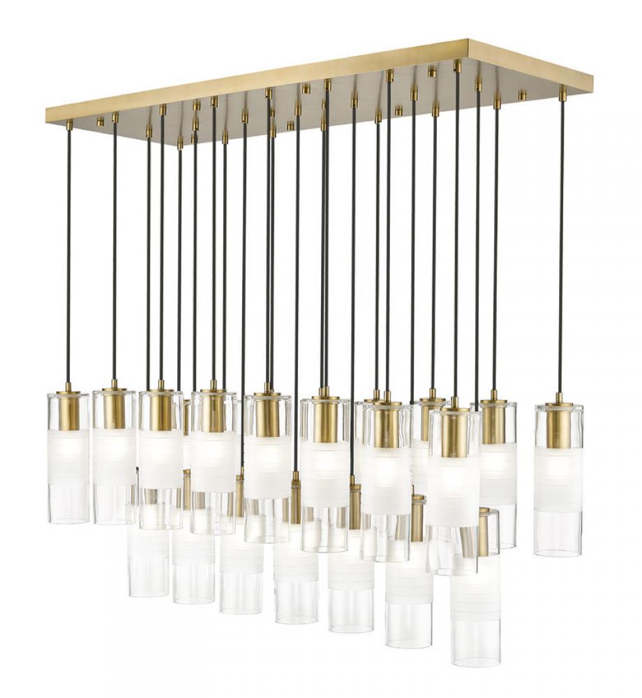 23 Light Linear Chandelier