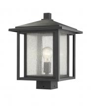  554PHBS-BK - 1 Light Outdoor Post Mount Fixture