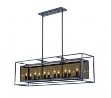  802-44L-MC - 12 Light Linear Chandelier