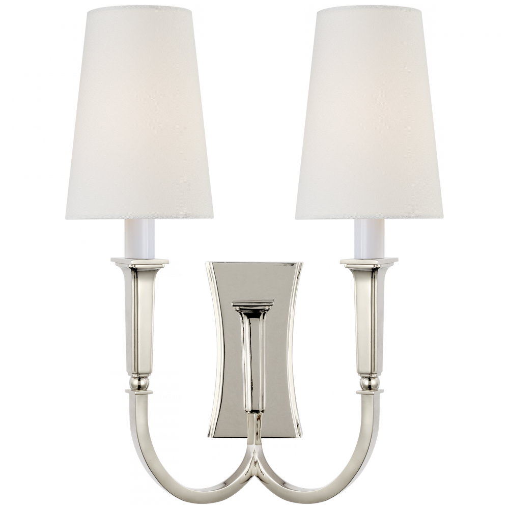 Delphia Large Double Arm Sconce