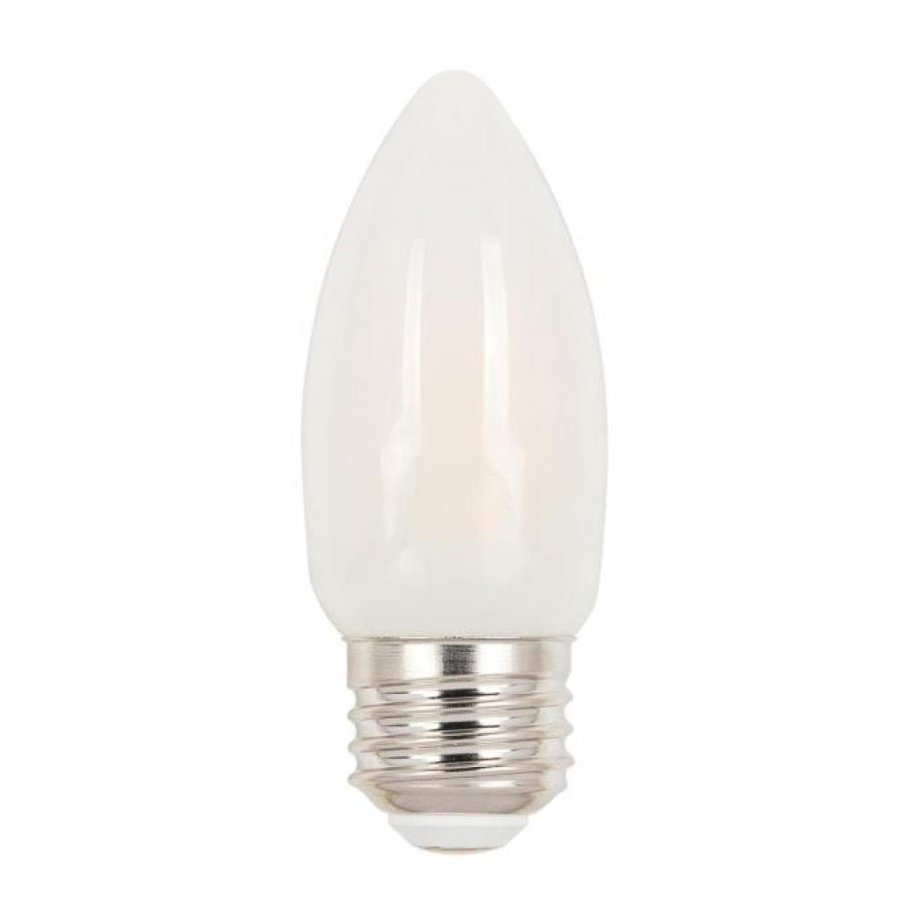 4.5W B11 Filament LED Dimmable Frosted 2700K E26 (Medium) Base, 120 Volt, Box