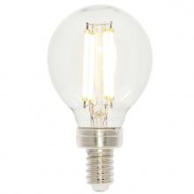  5024200 - 4.5W G16-1/2 Filament LED Dimmable Clear 2700K E12 (Candelabra) Base, 120 Volt, Box