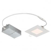  5188000 - 10W Slim Square Recessed LED Downlight 4" Dimmable 4000K, 120 Volt, Box