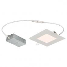 5192000 - 12W Slim Square Recessed LED Downlight 6" Dimmable 4000K, 120 Volt, Box