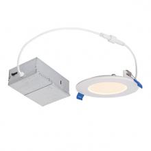  5201200 - 10W Slim Recessed LED Downlight Color Temperature Selection 4 in. Dimmable 2700K, 3000K, 3500K,