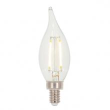  5264100 - 3.3W CA11 Filament LED Dimmable Clear 3000K E12 (Candelabra) Base, 120 Volt, Box