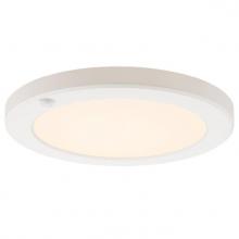  6133200 - 8 in. 18W LED Flush with Motion Sensor and Color Temperature Selection White Finish White Acrylic