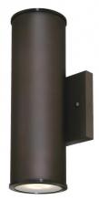  6315700 - Dimmable LED Up and Down Light Wall Fixture Oil Rubbed Bronze Finish Frosted Glass