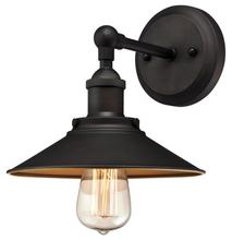  6335500 - 1 Light Wall Fixture Oil Rubbed Bronze Finish