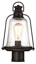  6347000 - Post-Top Fixture Oil Rubbed Bronze Finish with Highlights Clear Seeded Glass