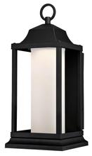  6347200 - LED Wall Fixture Textured Black Finish Frosted Glass